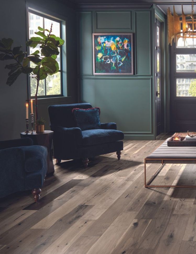 hardwood flooring in a Bluffdale living room