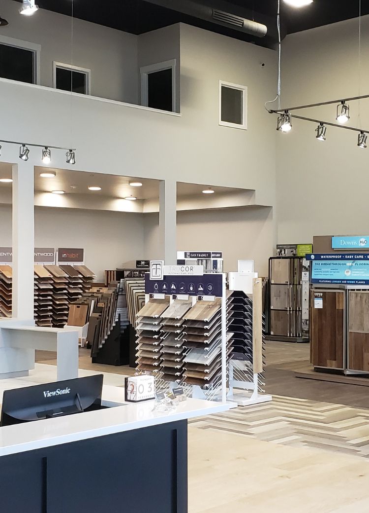 Bowcutt's Flooring America showroom in Bluffdale, UT