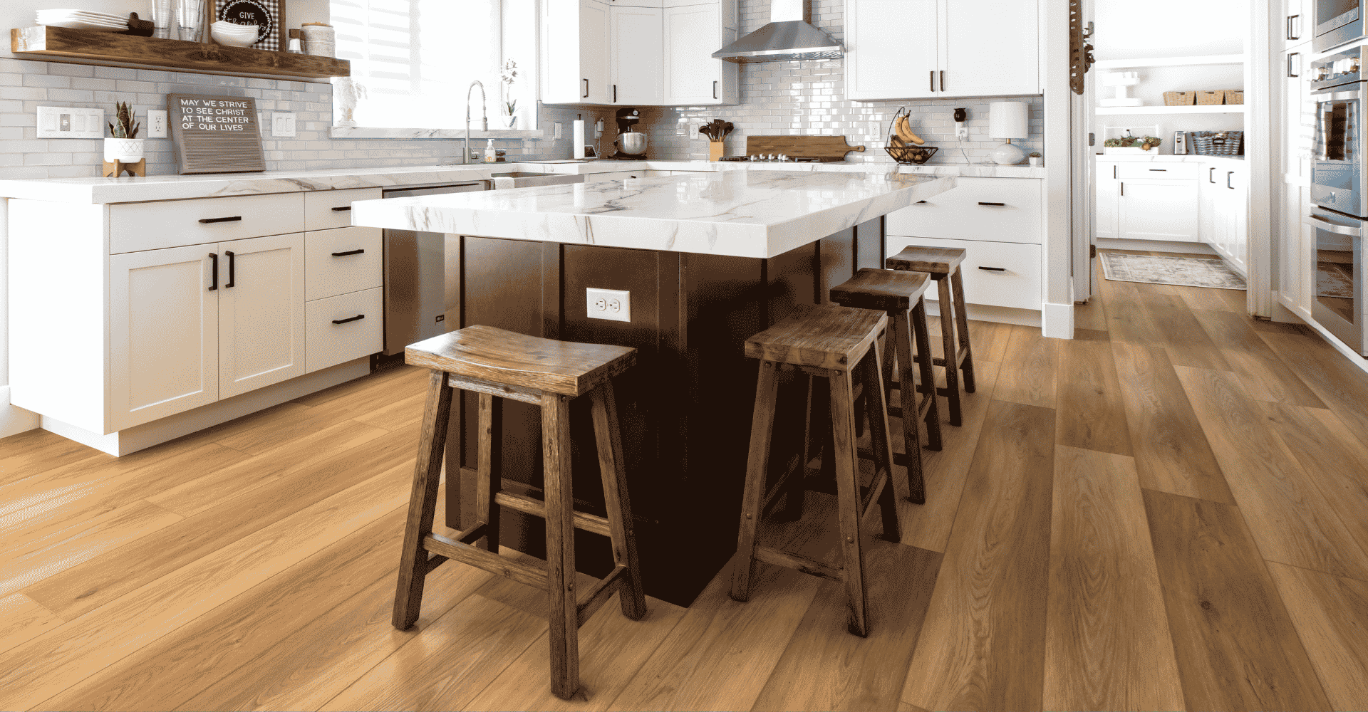 kitchen flooring installation by bowcutts